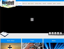 Tablet Screenshot of grenfellfamilychurch.com